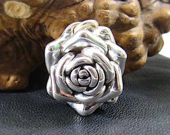 ル*ル様 ROSE フォーク STERLING 925 Rose Gold Fleur De Lis Signet