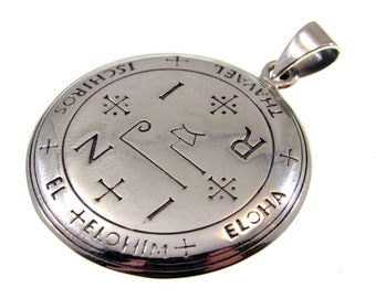 Sigil of the Archangel Thavael Pendant, Seal of King Solomon 