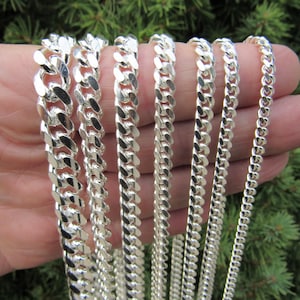 Cadena de eslabones cubanos de Miami para hombre, de plata esterlina maciza 925, cadena pesada para hombre, collar o pulsera italiano grueso para hombre, joyería de hip hop