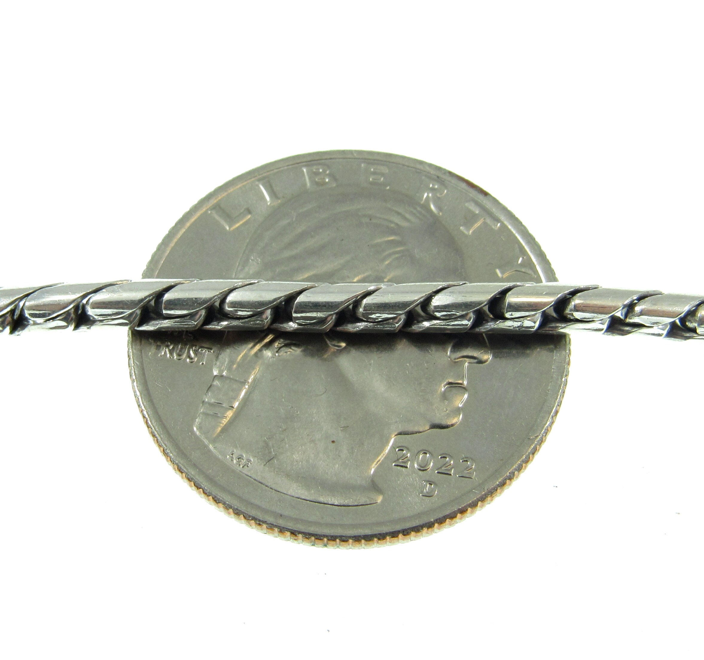 Handmade 2.5mm Solid 925 Sterling Silver Balinese BECKEL