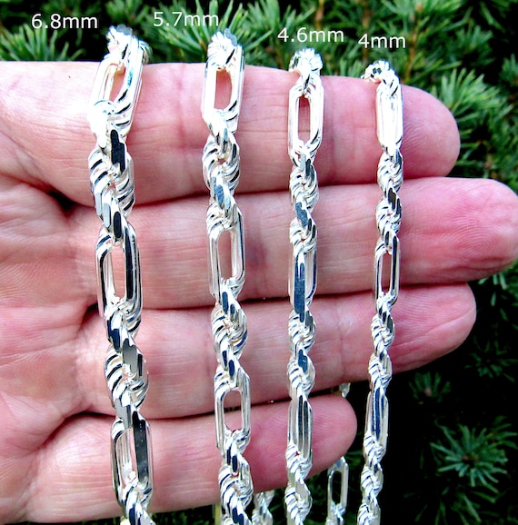 シルバー925 イタリア製 リンクチェーンブレスレット イタリア製