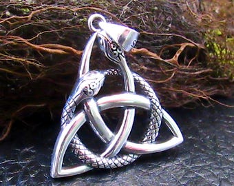 ONEFINITY Collana Con Nodo Celtico Irlandese In Argento 925 - Ciondolo Simbolo Di Eternità - Regalo In Confezione Elegante
