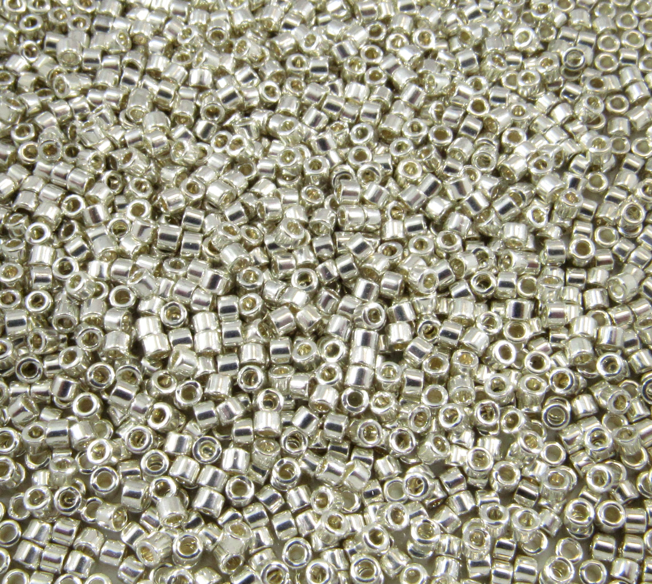 DB0035 11/0 Miyuki Galvanized Silver Delica Seed Beads, 5