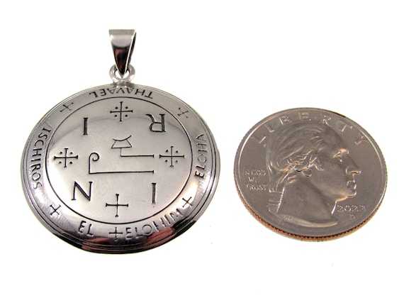 Sigil of the Archangel Thavael Pendant, Seal of King Solomon 