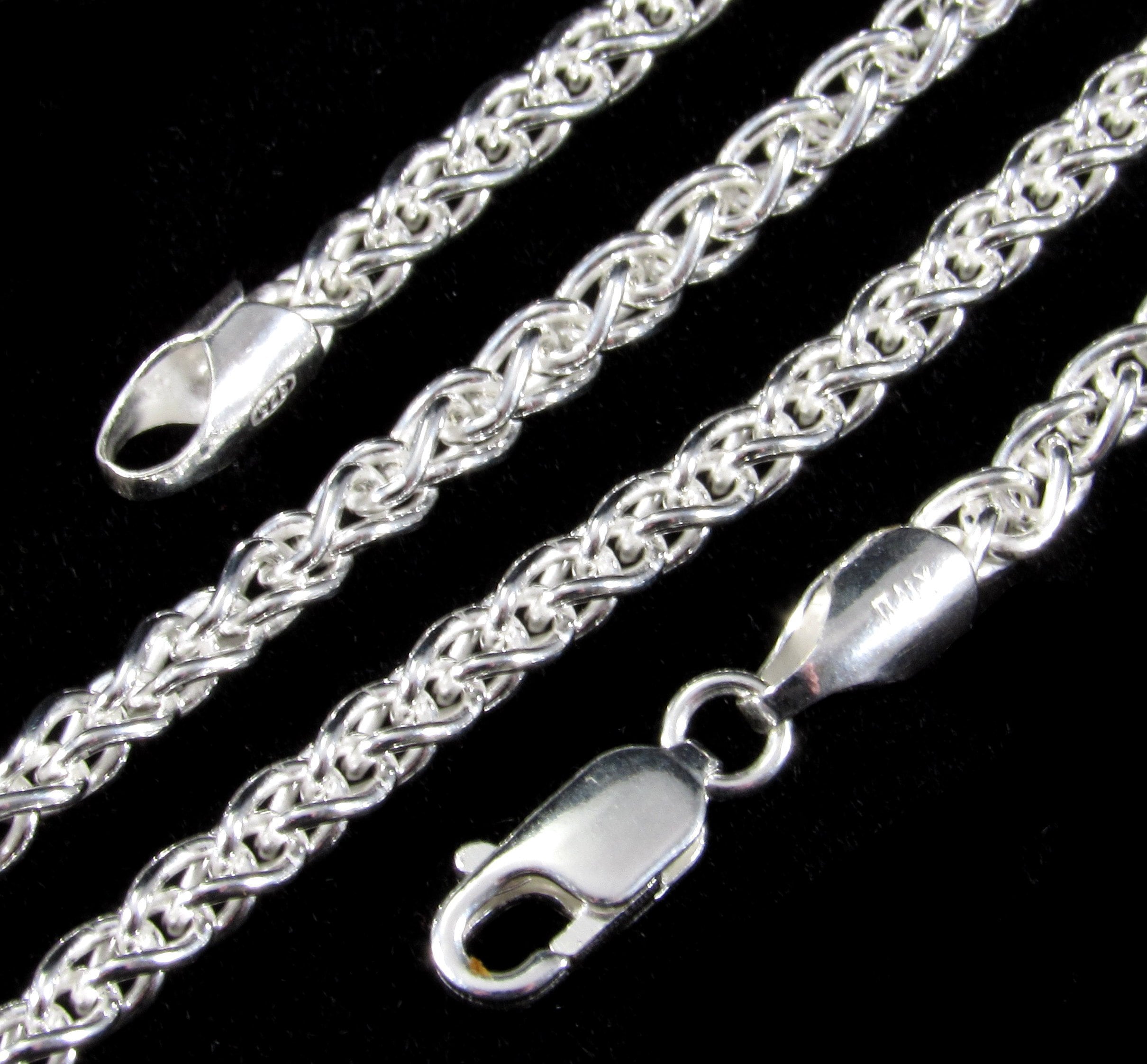 3.5MM Solid 925 Sterling Silver Italian 
