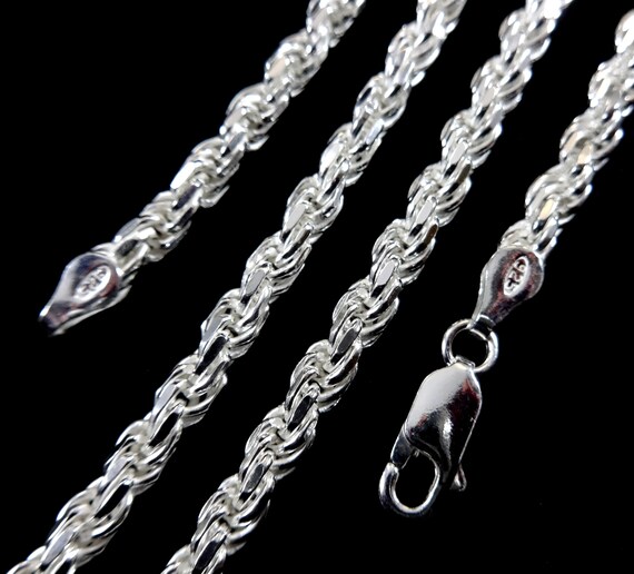 Diamond-Cut 3mm Lengths 16,18,20,22,24,30,36 6mm Wide Sterling Silver Figaro Chain Necklace Italian 4mm Diamond-Cut 3mm Lengths 16,18,20,22,24,30,36 6mm Wide Sterling Silver Figaro Chain Necklace Italian 4mm