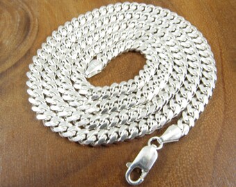 Catena Cubana In Argento Da Uomo – Collana Con Catena In Acciaio - Foto 2