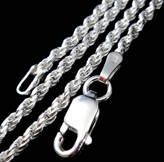 2MM Solid 925 Sterling Silver Italian 