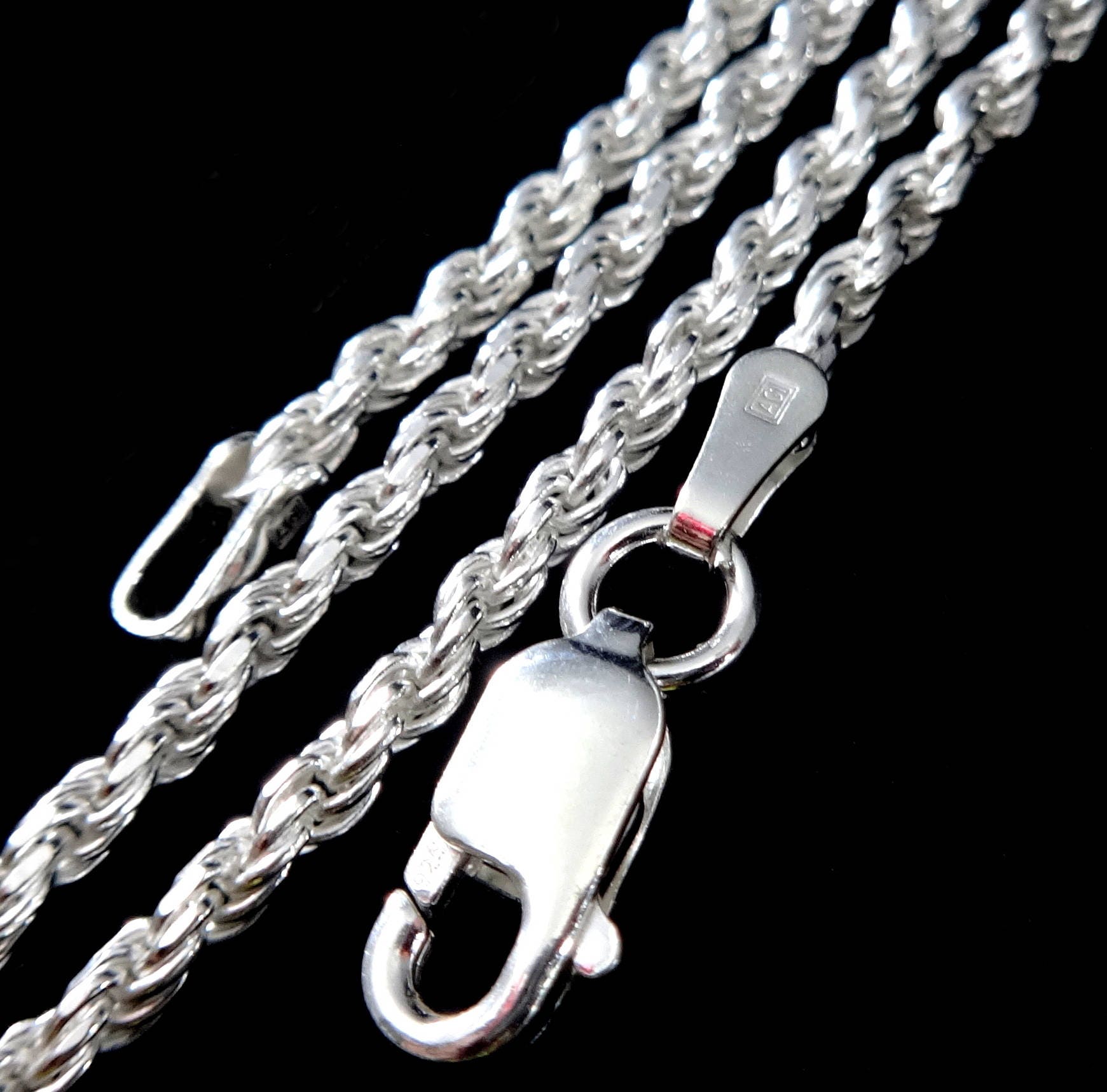 Chains .925 Sterling Silver 2.00MM Diamond-Cut Snake Link Necklace Chains .925 Sterling Silver 2.00MM Diamond-Cut Snake Link Necklace