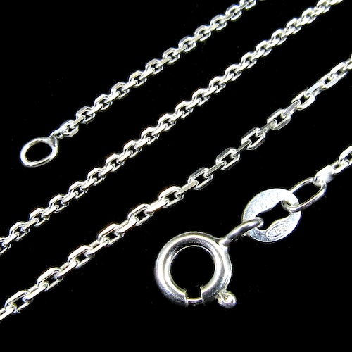925 Sterling Silver Box Chain. Made in Italy Necklace Box Etsy