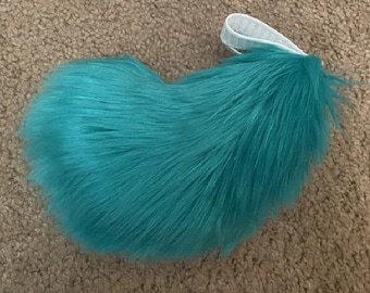 Seafoam Green Mini Fursuit Nub Tail