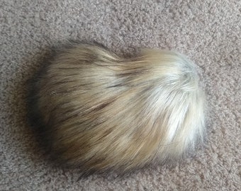 Coyote Brown Mini Fursuit Nub Tail