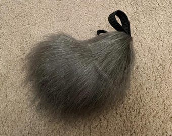 Truffle Grey Mini Fursuit Nub Tail