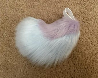 Lavender and Baby Blue Mini Fursuit Nub Tail