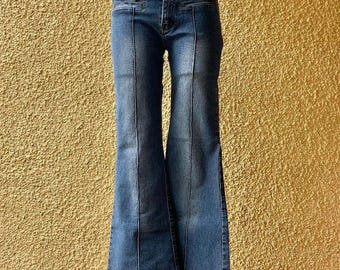 vintage 2000s y2k low rise bootcut jeans
