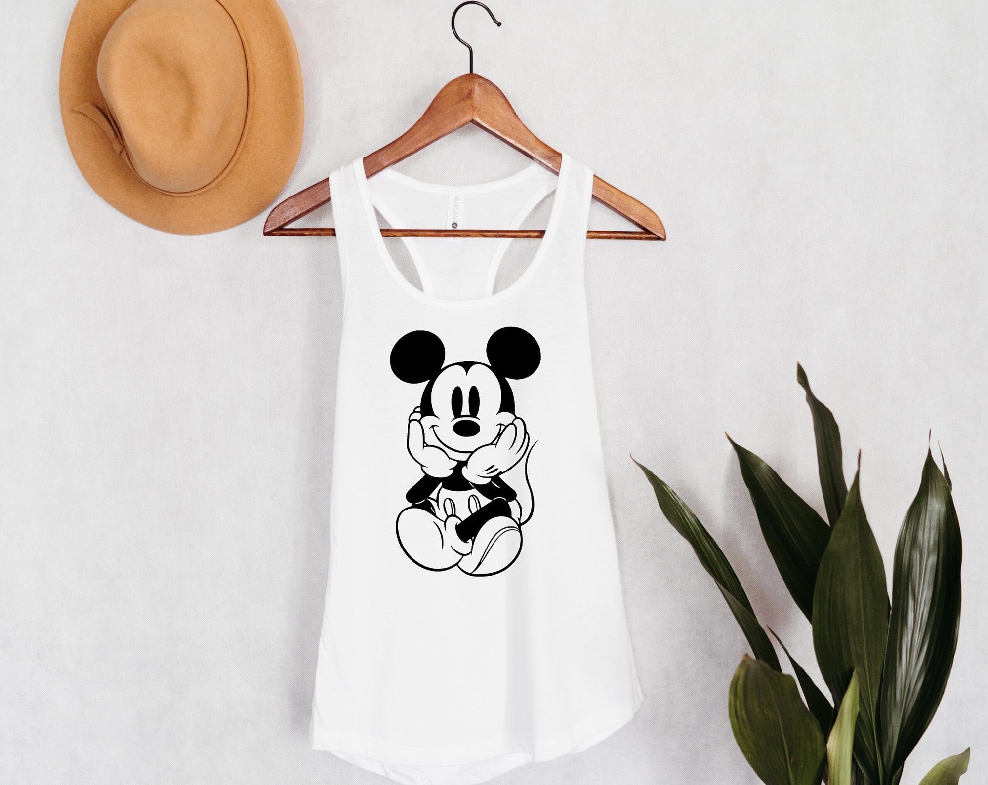Discover Mickey Mouse | Mickey Tank Top | Disneyland | Racerback Tank | Disney Shirt | Disney Tee | Disney Vacation | White