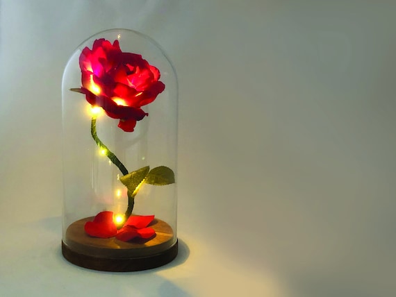 Enchanted Rose Beauty And The Beast Enchanted Rose Rose In Etsy Hong Kong