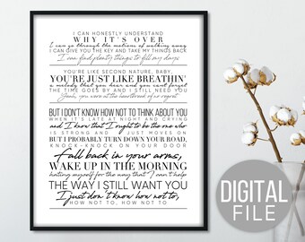 Thank You Song Lyric Led Zeppelin Song Lyric Art Soundwave Etsy
