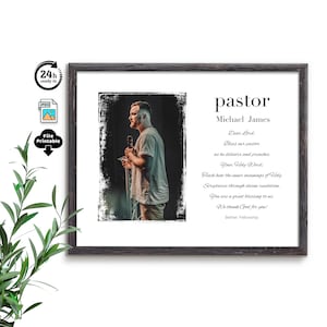 Gift for Pastor, Pastor Appreciation Gift, Custom Bible Verse With ...