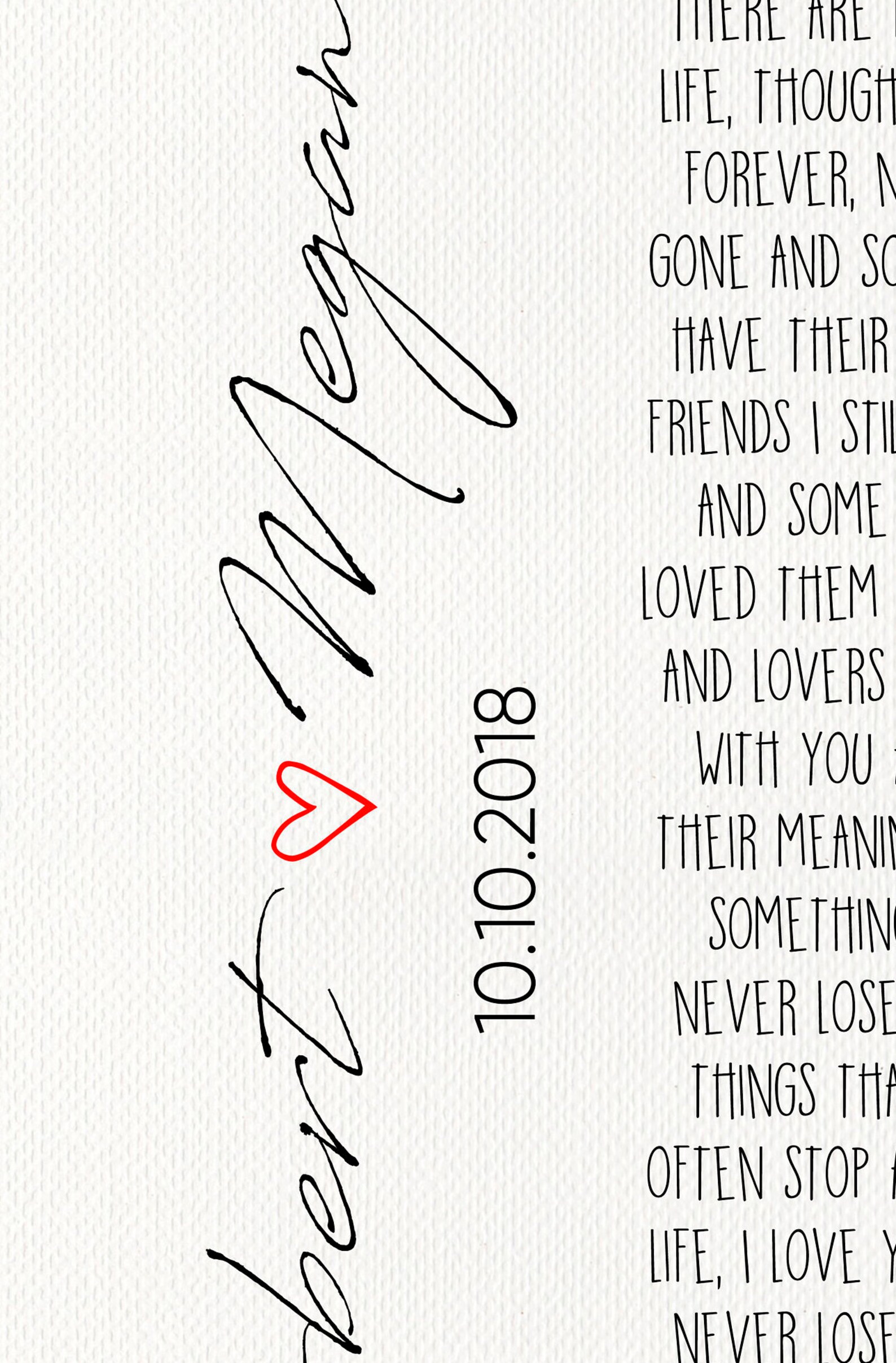 2nd Anniversary Gifts for Men Wedding Song Lyric Art Gift Etsy