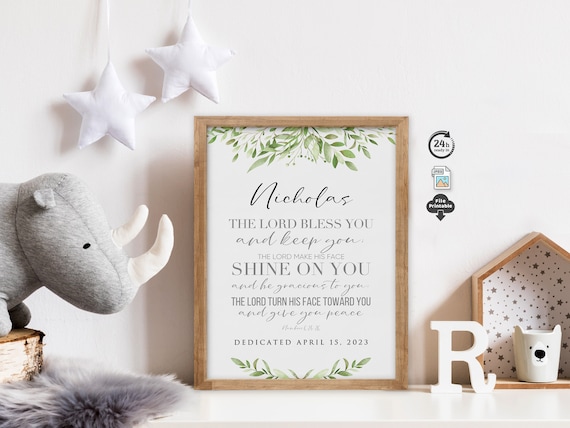 For Baby Boy Personalized Baby Dedication Gifts Buy Baby Dedication Gift For Boy, Personalized Bible Verse Print With Baby  Boy Name, Baptism Gift Boy, Custom Birthday Gift For Baby Boy Online In  India