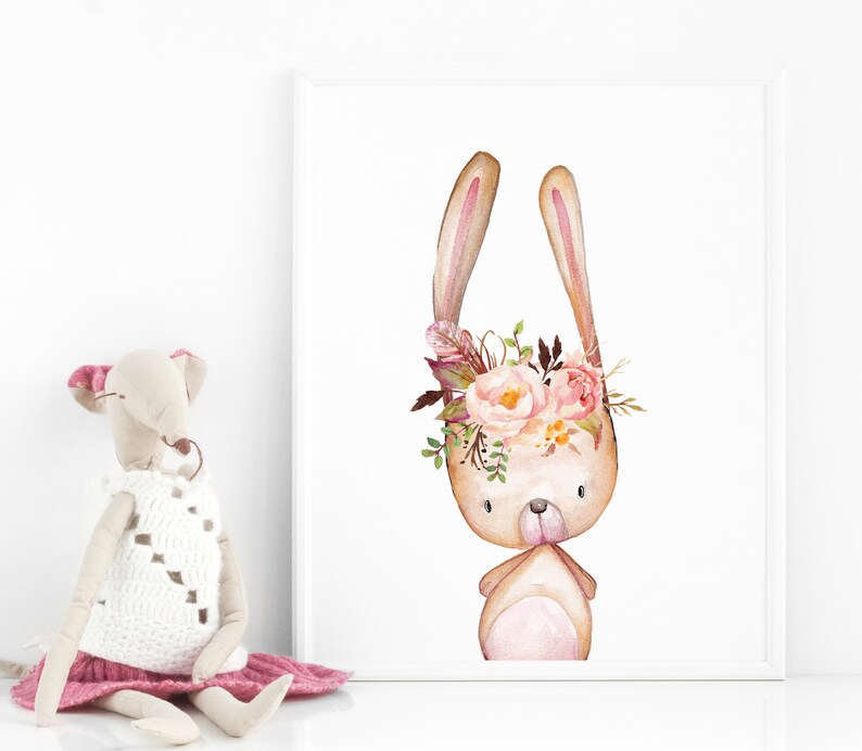 Nursery Wall Art Nursery Art Set of 3 Prints Woodland Nursery Etsy