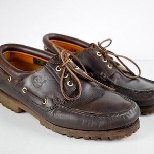 Scarpe da barca vintage in pelle Timberland - Uomo US 9 / EUR 42