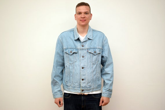 levis black denim jacket