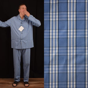 Kocabey Vintage 70s Mens Striped Pajamas . Pjs Printed Cotton