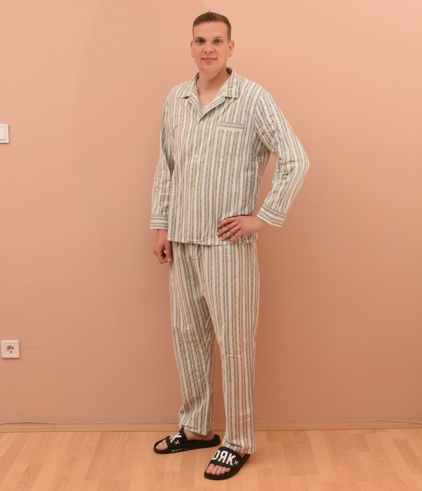 men's cotton night suit with pajama set