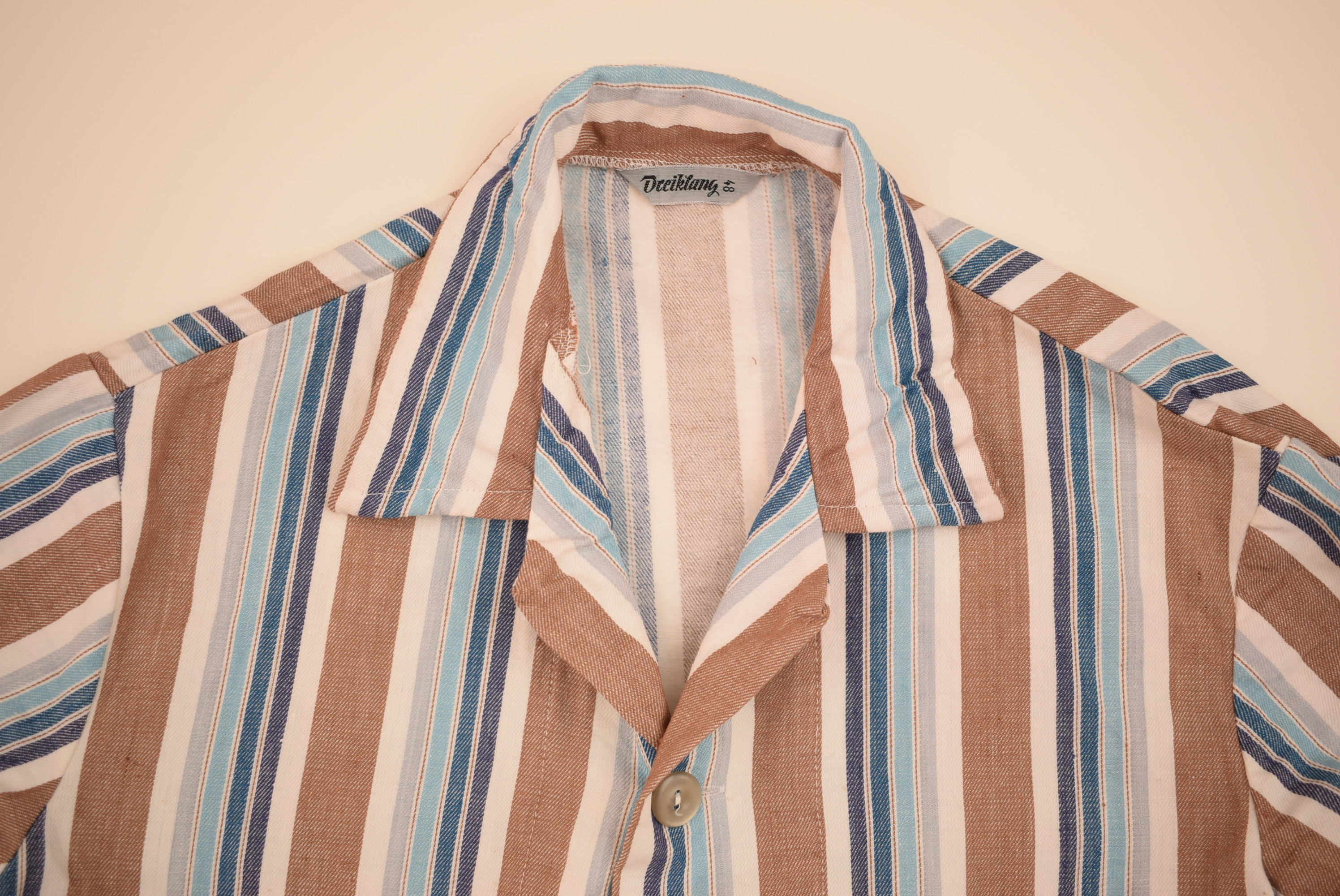 70〜80s Vintage Dreiklang Pajamas Stripe Vintage Dreiklang Striped Patterned Pajama Set Mens Size UK