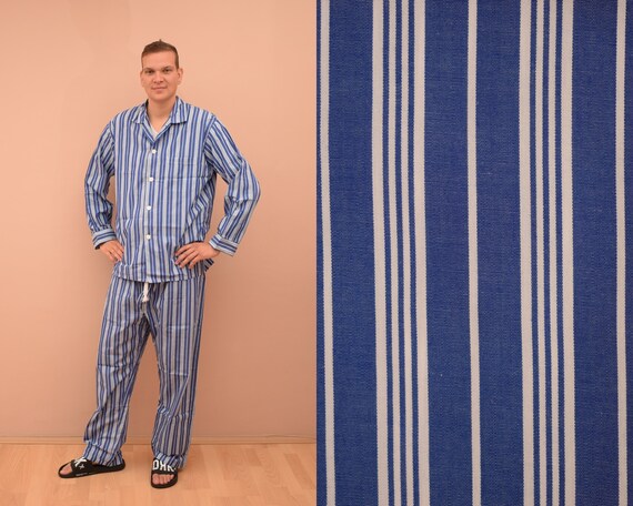 Mey Men 18770-668 Mens Breiter Streifen Yacht Blue Striped Pyjama Set Mey Men 18770-668 Mens Breiter Streifen Yacht Blue Striped Pyjama Set