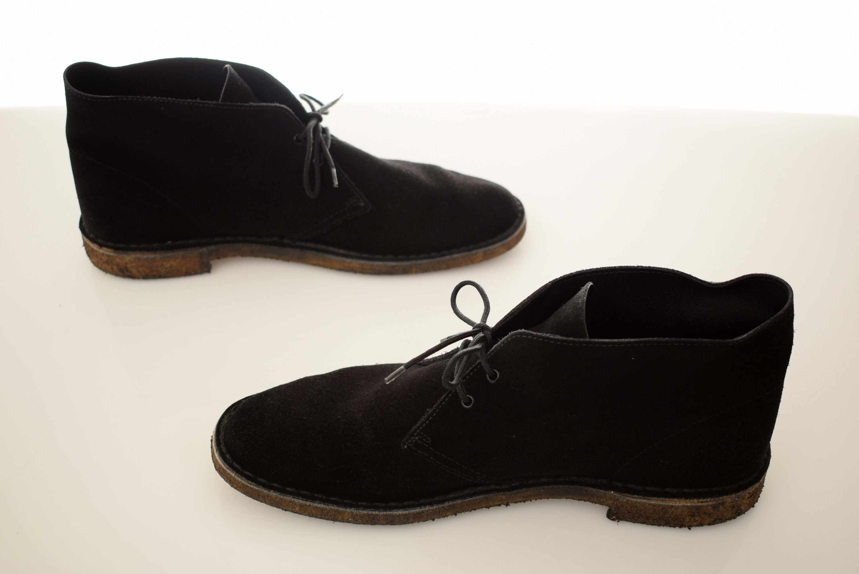 Vintage Clarks Chukka Suede Ankle Boots mens size UK 11 EUR 46 | Etsy
