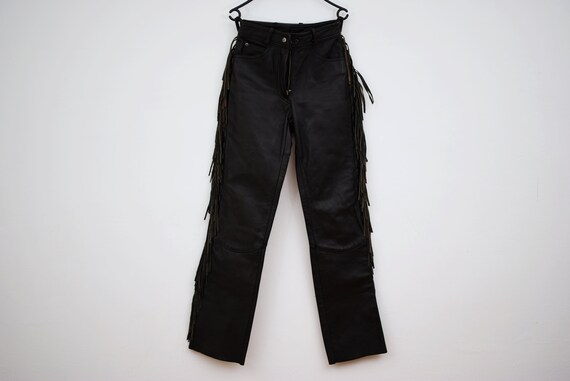 black biker pants womens