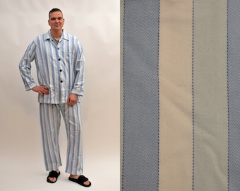 Ensemble pyjama en coton à rayures Derek Rose pyjama XXL pour