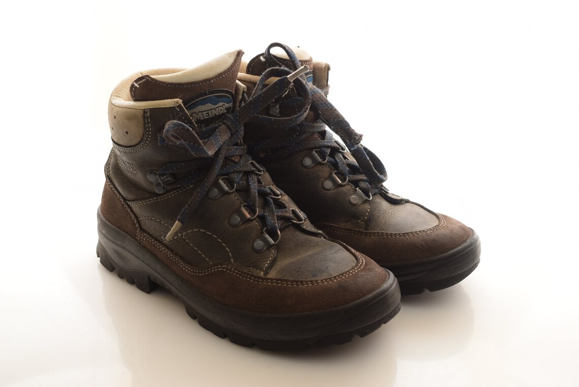 Vintage Meindl Hiking Boots Leather Womens Size UK 35 EUR 36 - Etsy UK