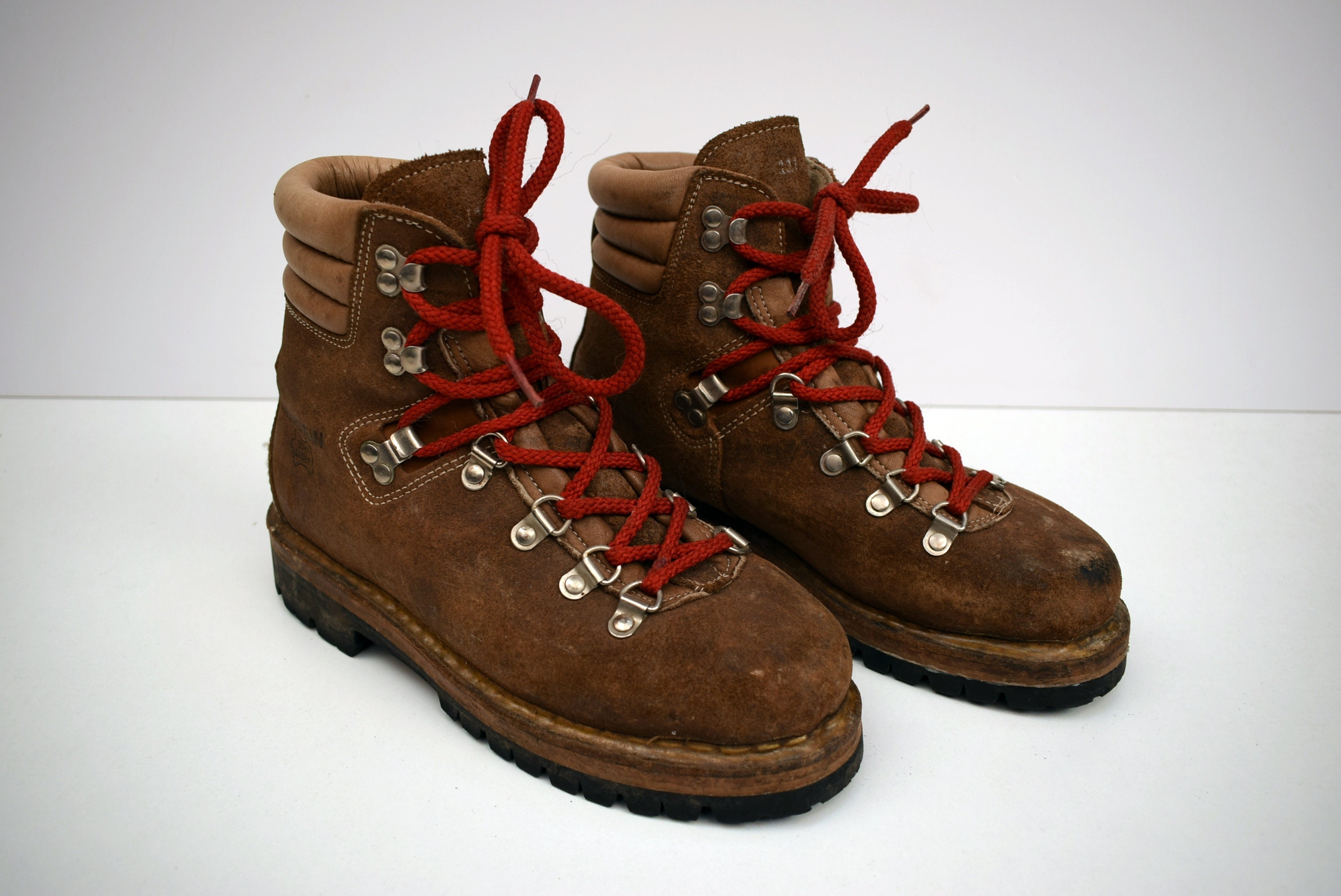 Bottes Vintage Kastinger Autriche En Cuir - Taille US 8 (pointue Ronde) - Occasion Très Bon état - Style Workwear/montagne