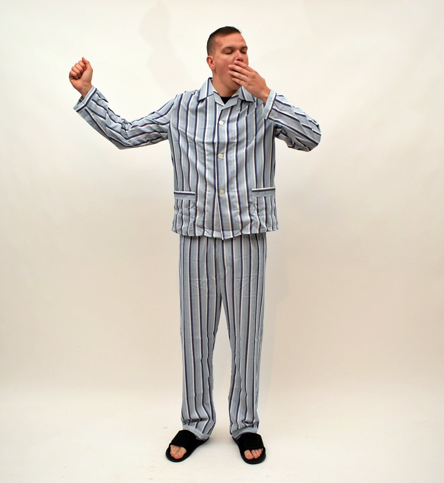 Pyjama Marvmys Coton élasthanne Manches Longues Rayé 3XL Pyjama