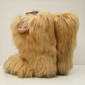 vintage Arctic Goat Fur winter womens or mens Boots / size EUR 42 EUR 43 Yeti Boots Snow image 5