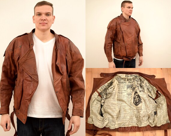 xl leather jacket mens