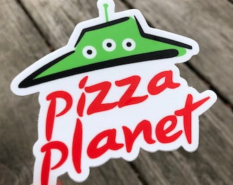 Pizza Planet Vinyl Sticker | Toy Story Decal