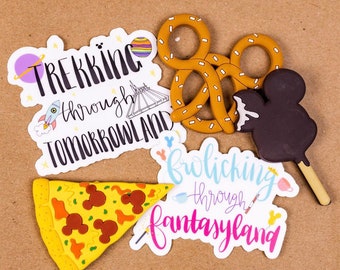 Magical Sticker 2-Pack | Disney Decal | Disneyland | Disney World | Vinyl Sticker | Fantasyland | Tomorrowland | Gifs For Her