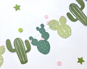 Cactus Garland Fiesta Baby Shower Decorations Fiesta Birthday Party Banner Cactus Wedding Decor Cactus Bachelorette Home Office Wall Decor