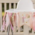 One Silly Goose Highchair Banner - Girl 1st Birthday Party Garland product logo