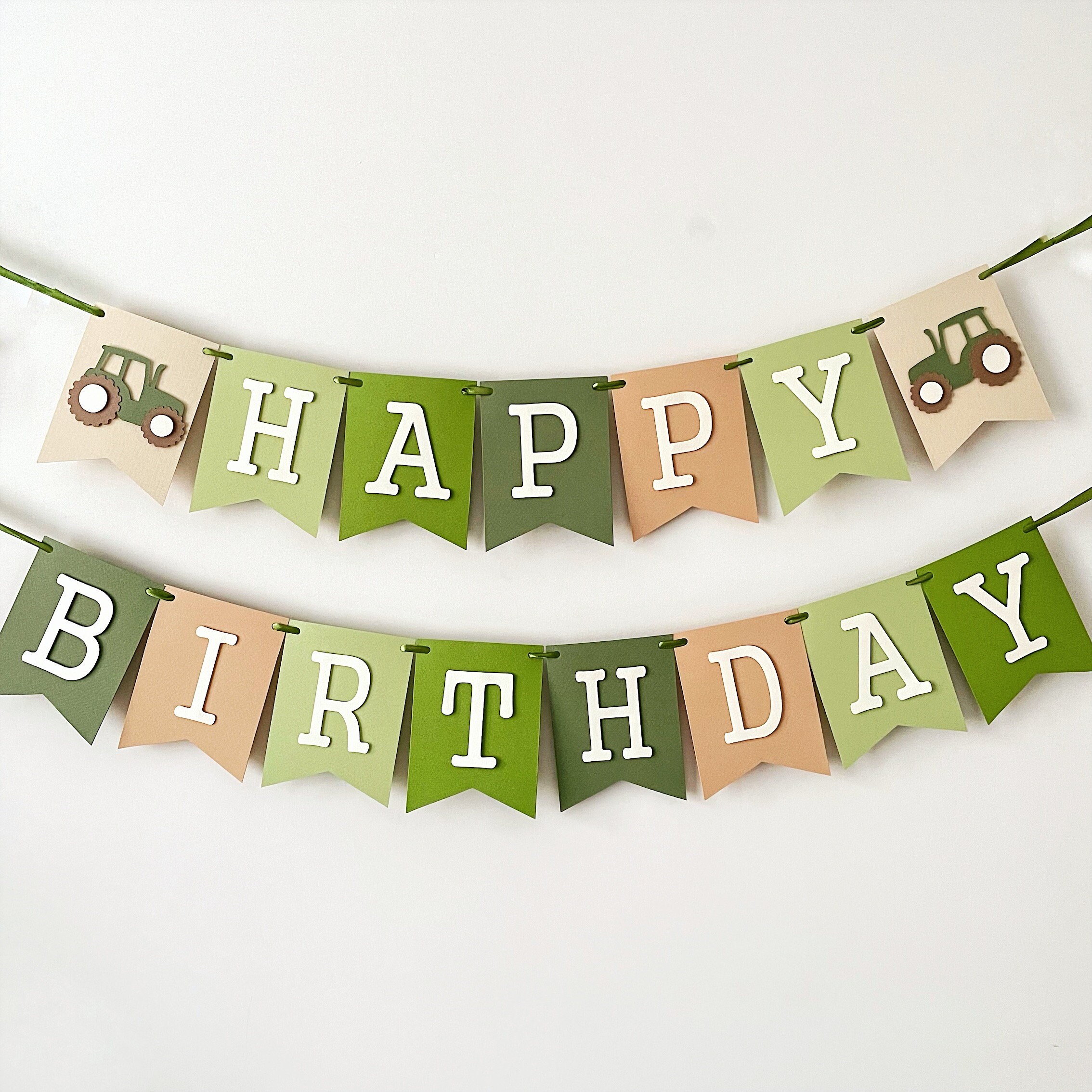 Traktor 1. Geburtstag Dekoration – Foto-Banner Im Bauernhof-Design Für Jungen