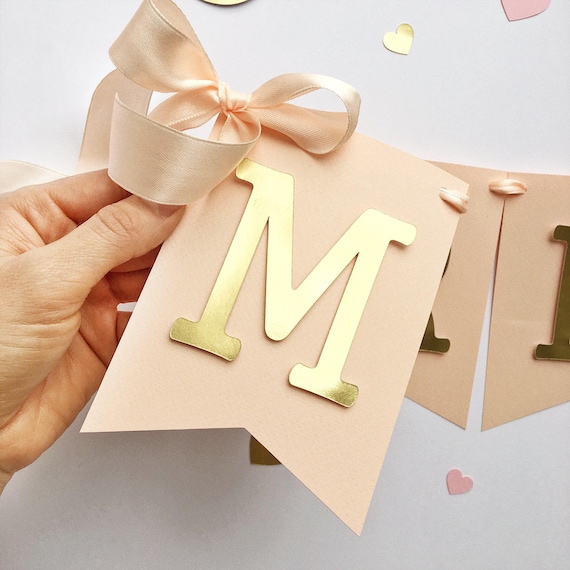 Striscione Per 1° Compleanno Bambina - Festone Oro Rosa Con Scritta 'One Happy Birthday' E Glitter - 4
