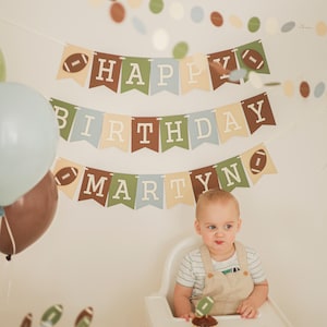 Football Birthday Banner, First Year Down Decorations