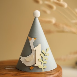 One Silly Goose Birthday Hat - Boy 1st Birthday Party Decorations