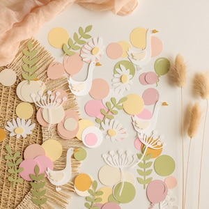 One Silly Goose Confetti, Decoração de aniversário de um ano, Chá de bebê Goose