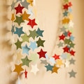 Colorful Retro Stars Party Garland - Fun to be One Birthday Decorations product logo
